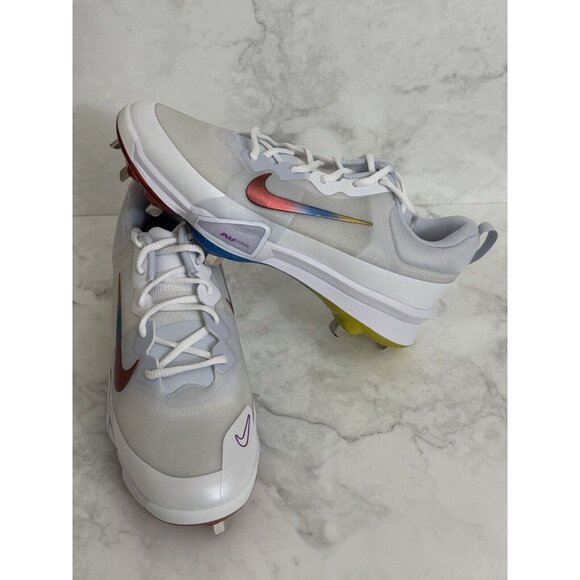Nike Force Zoom Trout 9 Pro Rainbow Baseball Cleats FB2907-106 Men’s Sizes main image 5